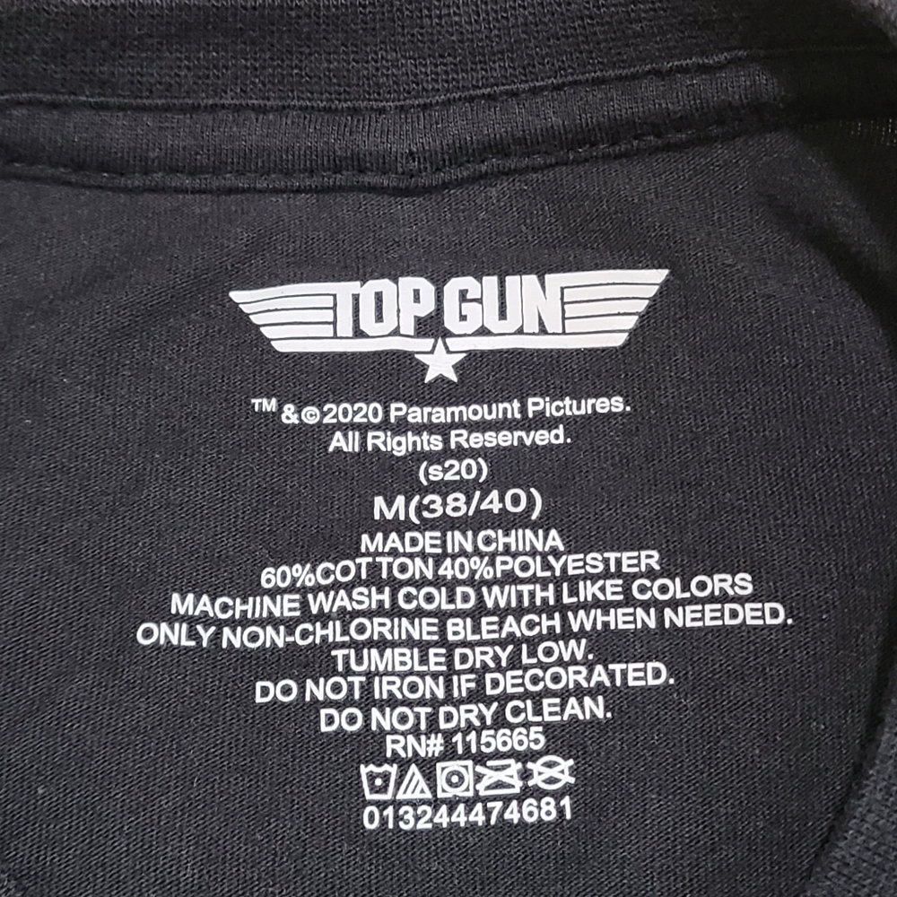 Top Gun the movie long sleeve T shirt size M - Picture 3 of 6
